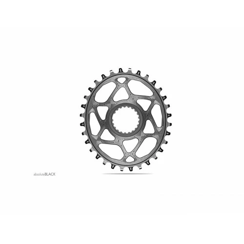 Absolute Black Oval Boost Shimano DM - 34T - Grå 1 Absolute Black Oval Boost Shimano DM - 34T - Grå