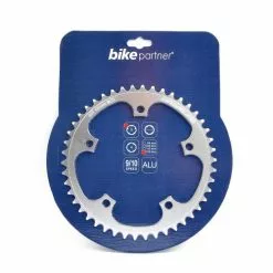 Bike Partner Driveline 9/10s Alu Klinge 130mm - 46T - Sølv