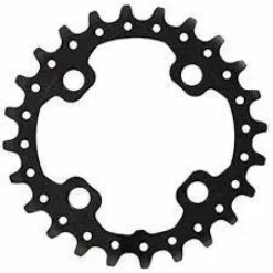 Shimano FC-M617 64mm 10s - 24T - Sort