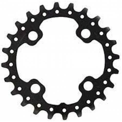 Shimano FC-M617 64mm 10s - 24T - Sort 1 Shimano FC-M617 64mm 10s - 24T - Sort